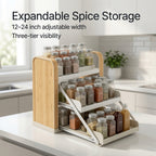 NovaCraft Expandable 3-Tier Spice Rack