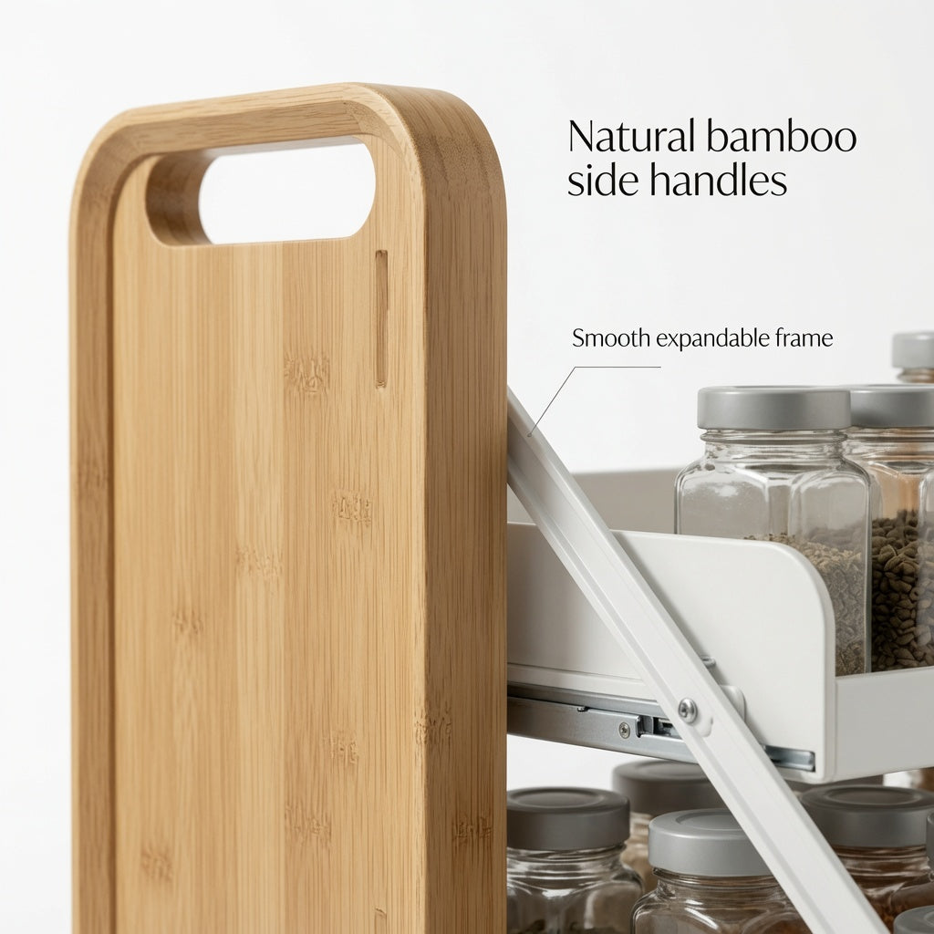 NovaCraft Expandable 3-Tier Spice Rack