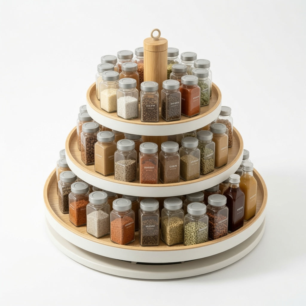 NovaCraft 3-Tier Rotating Spice Shelf