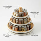 NovaCraft 3-Tier Rotating Spice Shelf