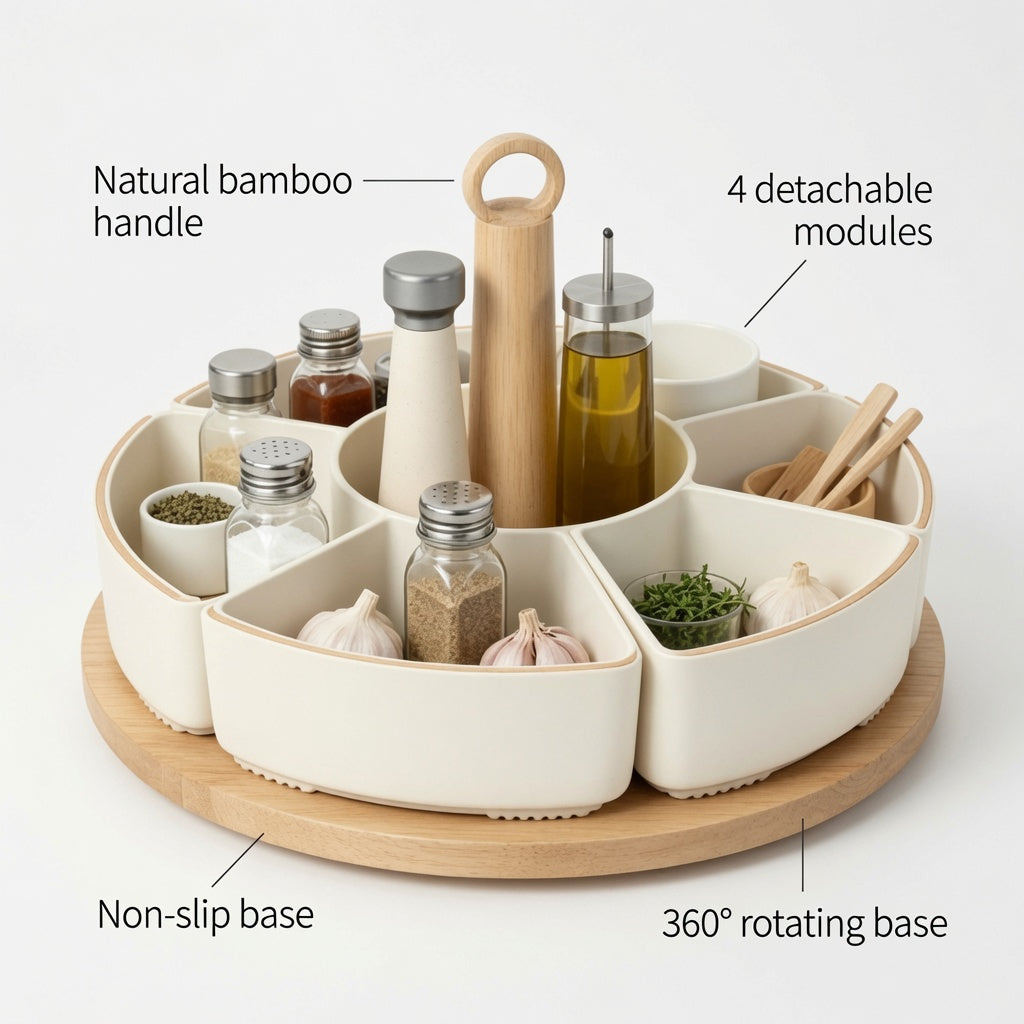 NovaCraft Modular Rotating Spice Basket