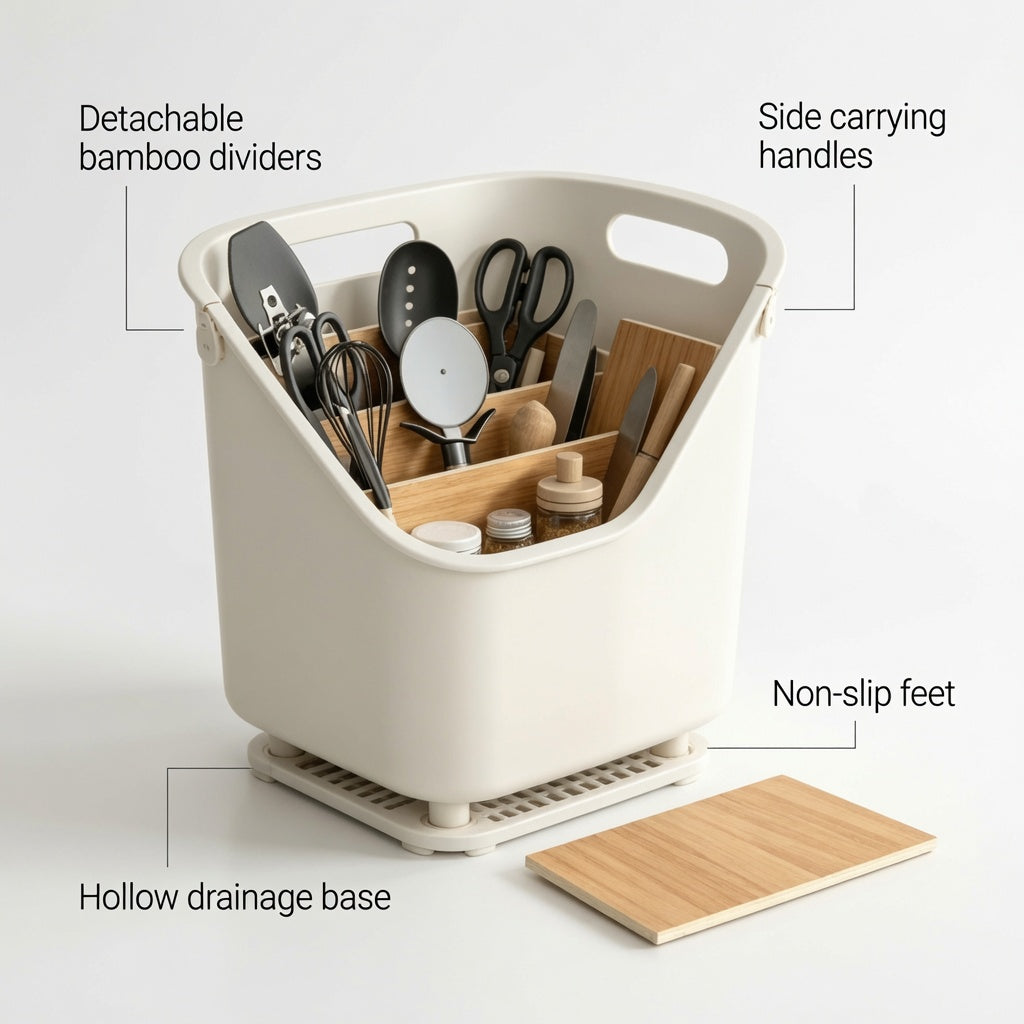 NovaCraft Detachable Divider Utensil Caddy
