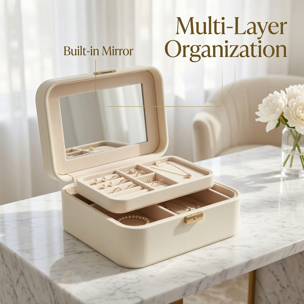 NovaCraft Multi-Layer Jewelry Storage Box