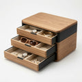 NovaCraft Modular Split Wooden Jewelry Organizer