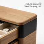 NovaCraft Modular Split Wooden Jewelry Organizer