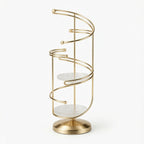 NovaCraft Multi-Layer Curved Metal Jewelry Stand