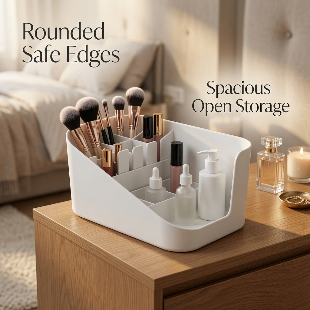 NovaCraft Slant Partition Makeup Organizer