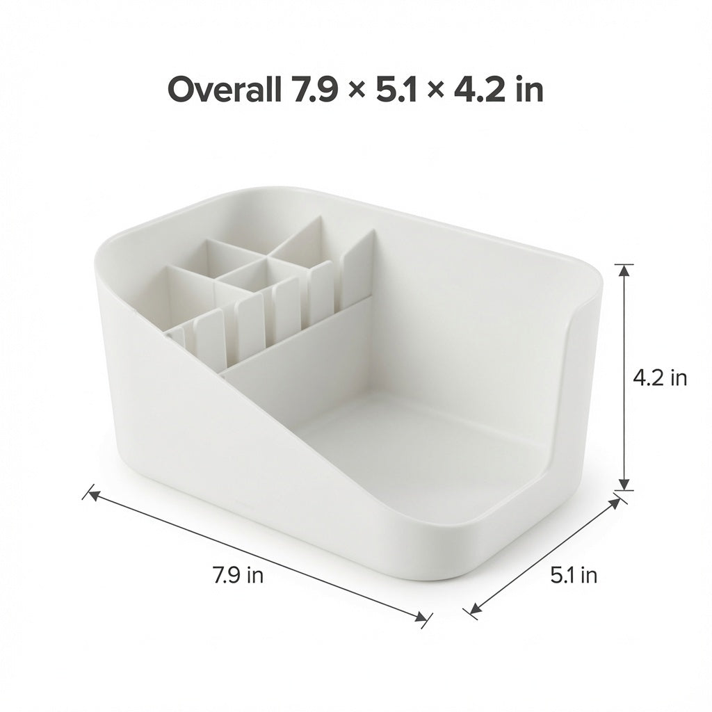 NovaCraft Slant Partition Makeup Organizer