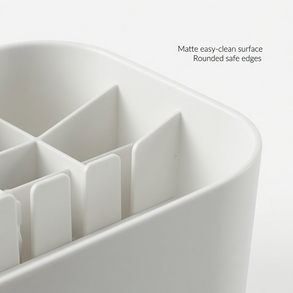 NovaCraft Slant Partition Makeup Organizer