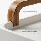 NovaCraft Bamboo Arch Step Makeup Organizer