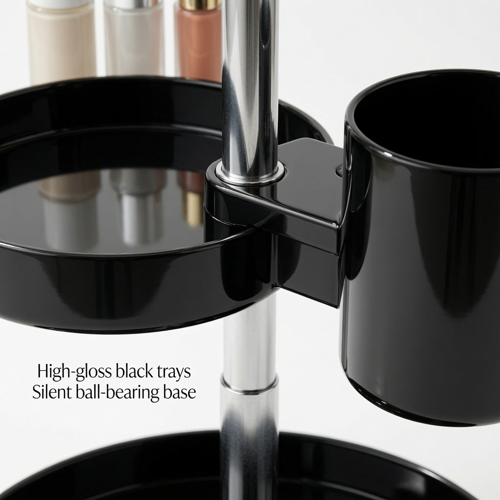 NovaCraft Asymmetric Rotating Makeup Organizer